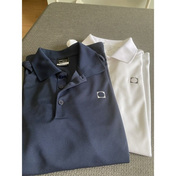 Nike Other - 2 - Nike Men’s Polo Shirts; NikeGolf DriFit Size Medium one Blue & one White